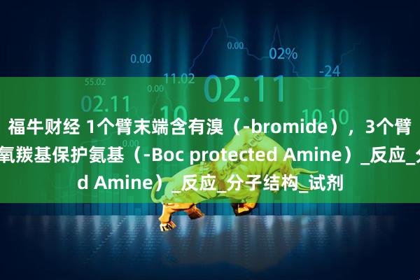 福牛财经 1个臂末端含有溴（-bromide），3个臂末端含有叔丁氧羰基保护氨基（-Boc protected Amine）_反应_分子结构_试剂